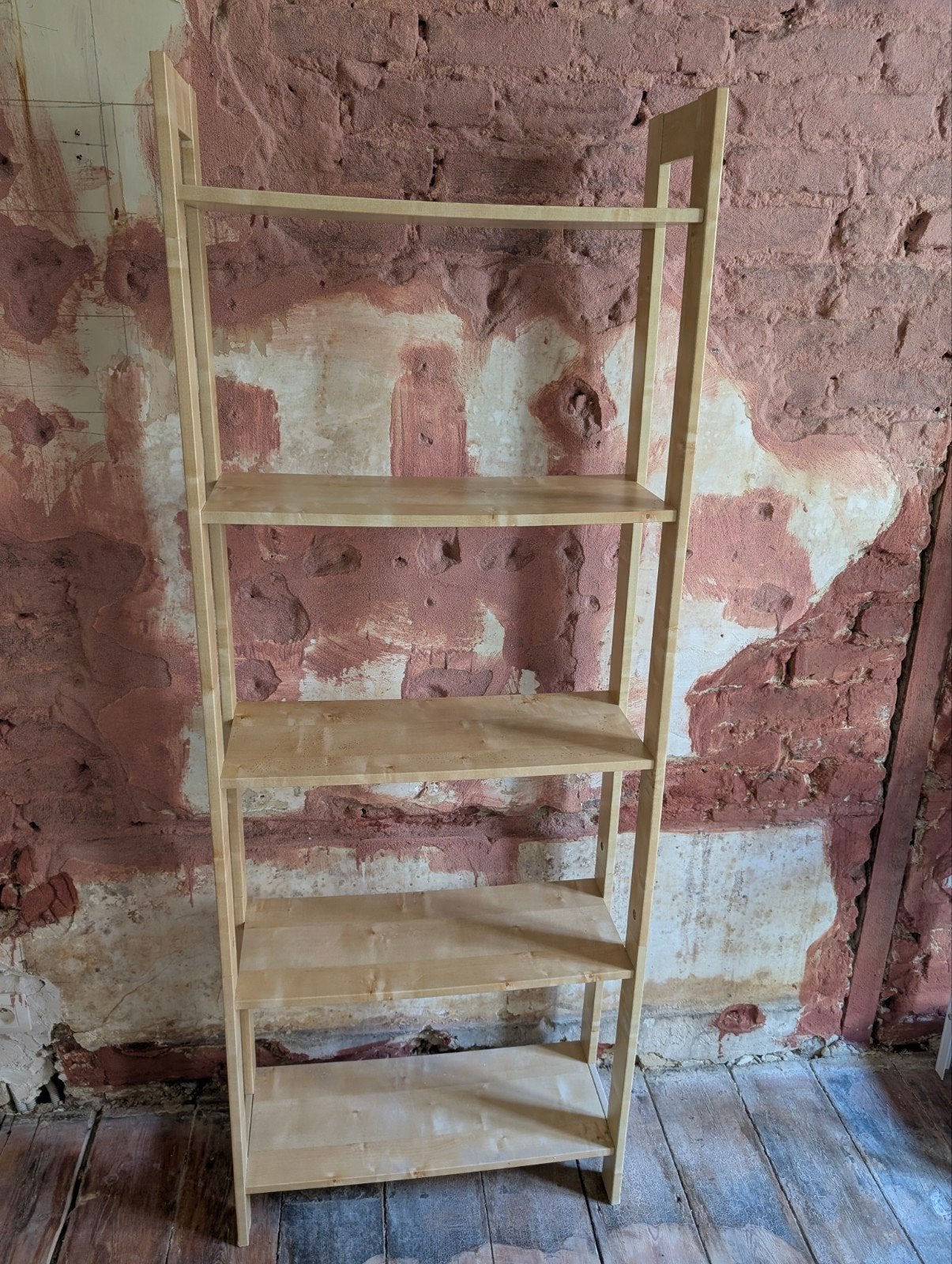 Étagère en bois brut (Style scandinave / Type IKEA Albert) –, Maison & Meubles, Enlèvement, Utilisé