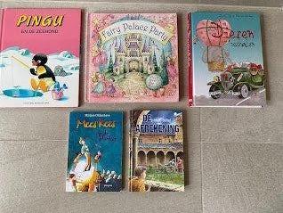 kinder- en jeugdboeken + 1 engelstalig sprookjesboek., Ophalen of Verzenden, Zo goed als nieuw