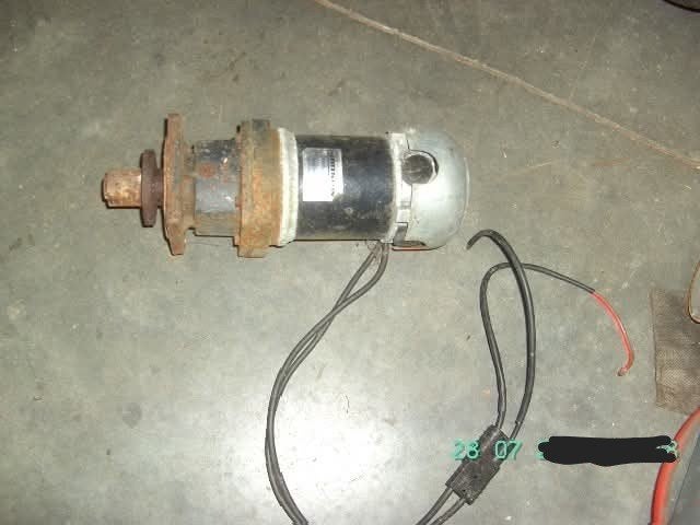 DC-reductiemotor 24 volt 1000 W, Ophalen