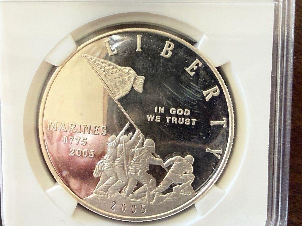230e anniversaire du Dollar Marine Corps, Timbres & Monnaies, Monnaies | Amérique, Envoi, Argent