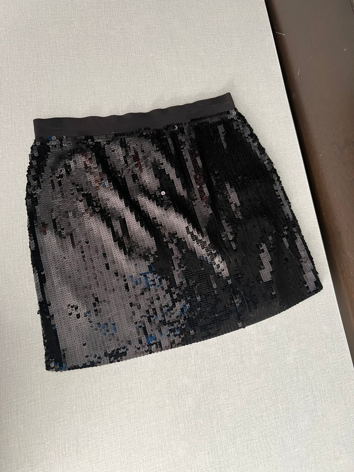 Rokje zwart pailetten, m38 DKNY , nieuw, Ophalen of Verzenden, Zo goed als nieuw, Zwart