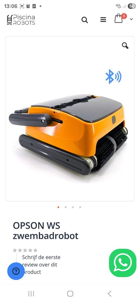 Draadloze zwembad robot doet bodem en wanden, Tuin en Terras, Ophalen