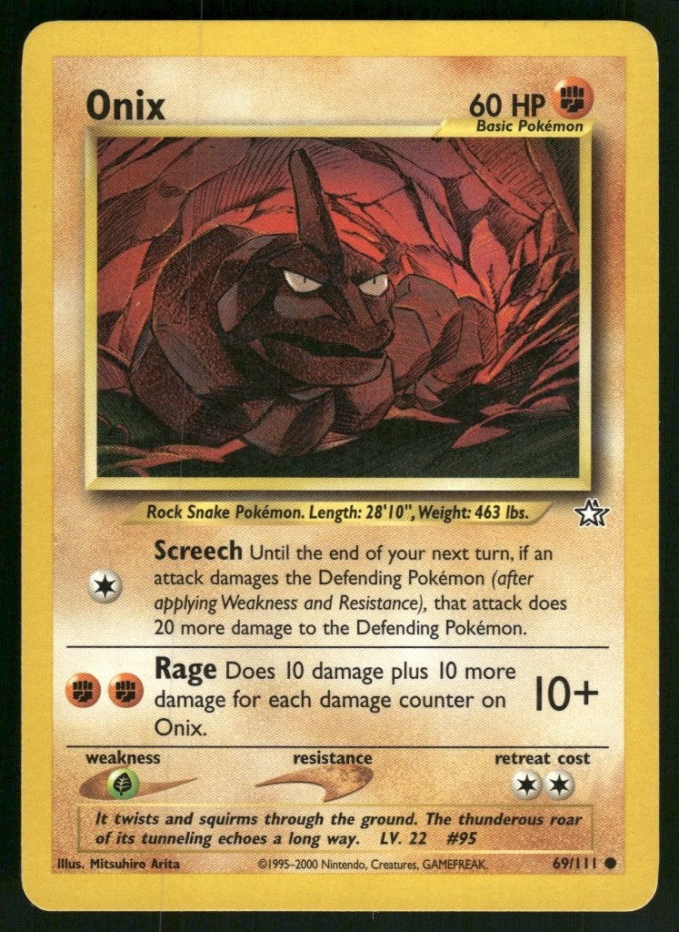 Onix 69/111 - Neo Genesis (NM), Envoi, Utilisé