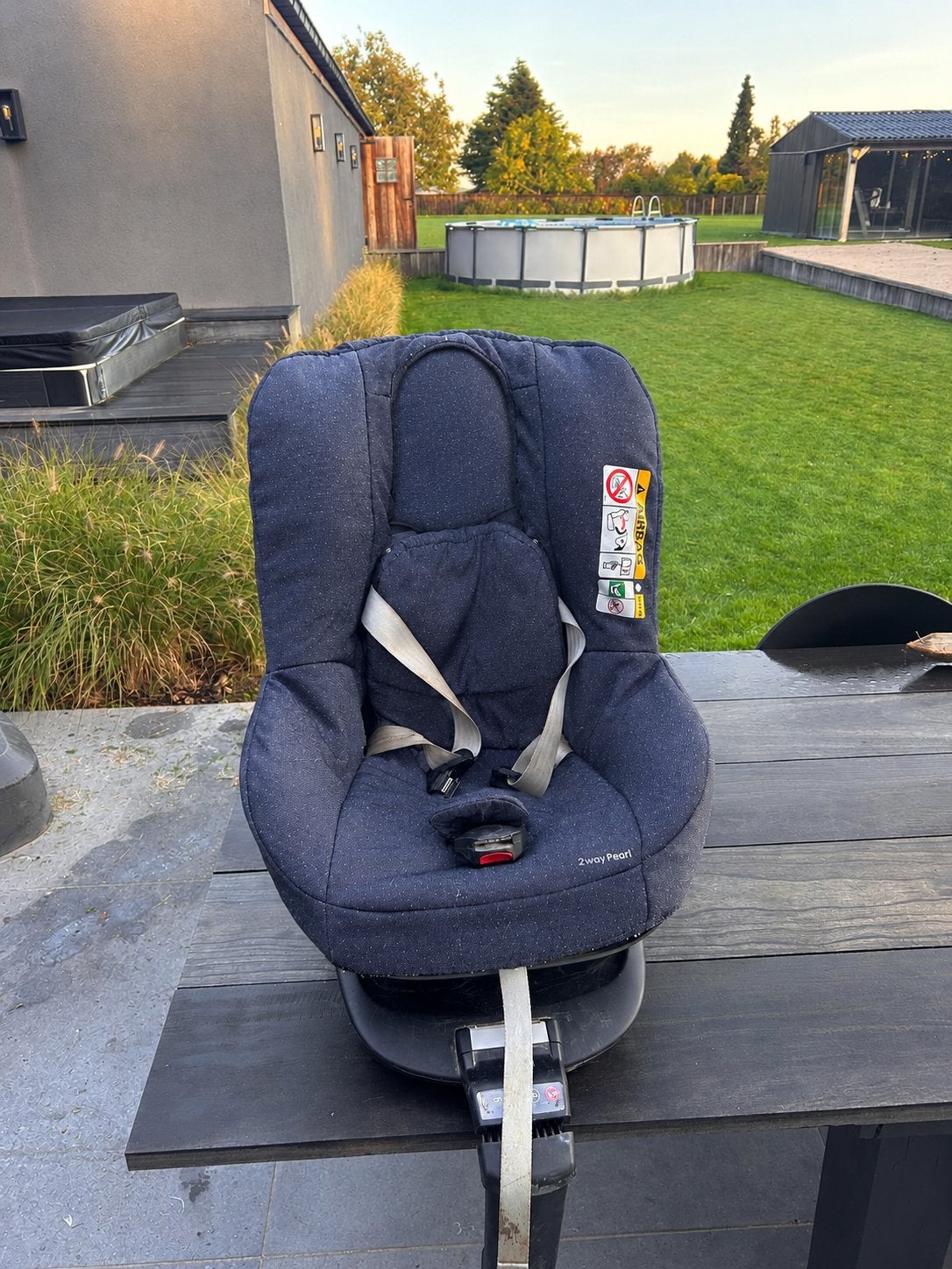 Autostoel MC Pearl pro I-size sparkle blue met isofix, Kinderen en Baby's, Ophalen, Gebruikt, Maxi-Cosi, Isofix