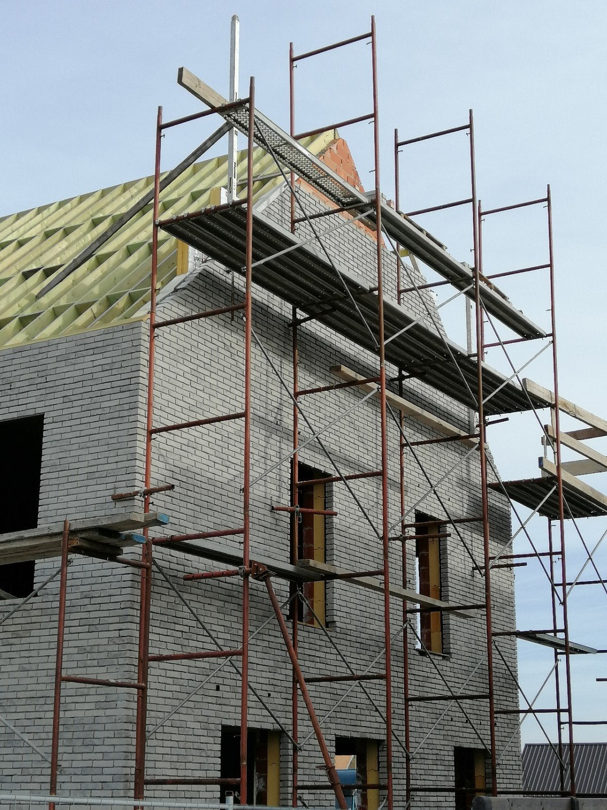 stelling, Doe-het-zelf en Bouw, Ophalen, Gebruikt, Gevelsteiger
