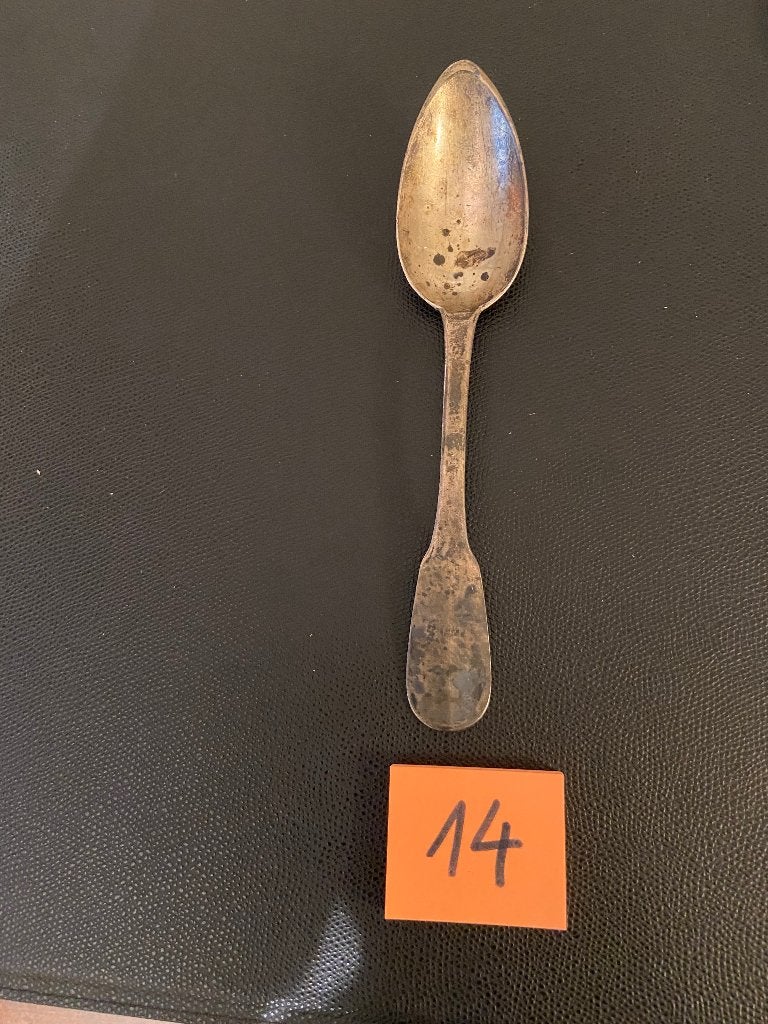 1 lepel verzilverd, Antiek en Kunst, Ophalen, Zilver