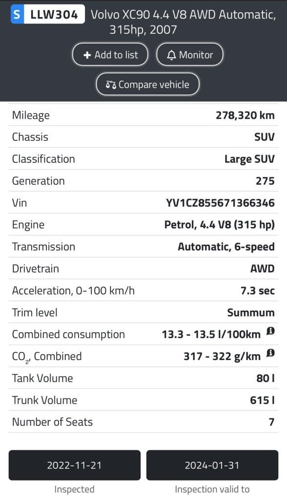 Moteur B8444S Complet XC90 VOLVO, Envoi, Utilisé, Skoda