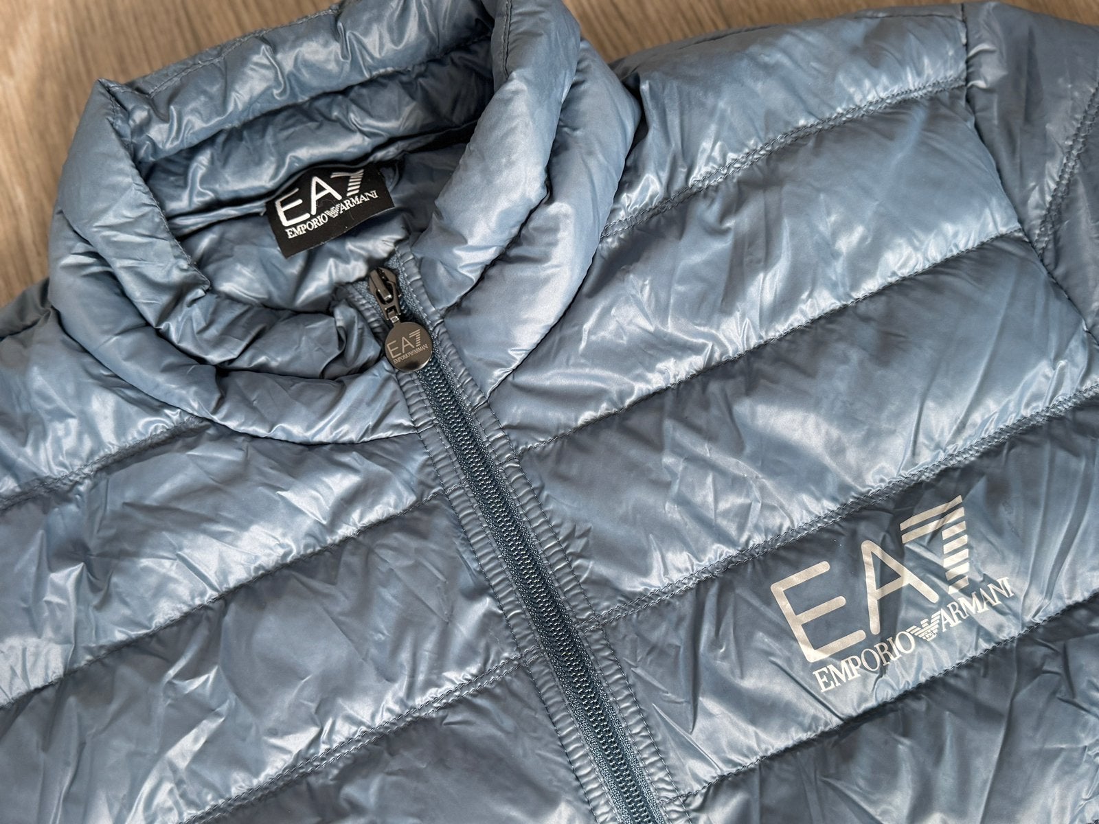 Armani Windjas – Blauw – Stijlvol & Exclusief, Kleding | Heren, Jassen | Zomer, Ophalen, Zo goed als nieuw, Blauw
