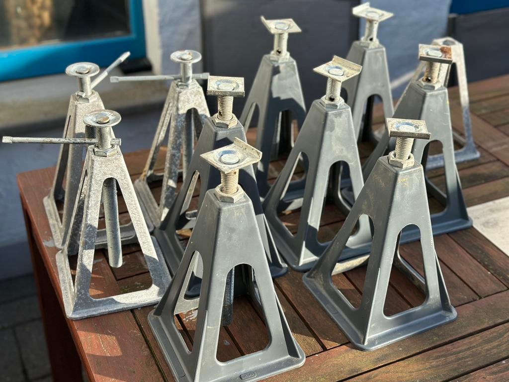 10 stuks Fiamma Steunpotsen / assteunen, Caravanes & Camping, Auvents, Enlèvement, Comme neuf, PVC, Fiamma
