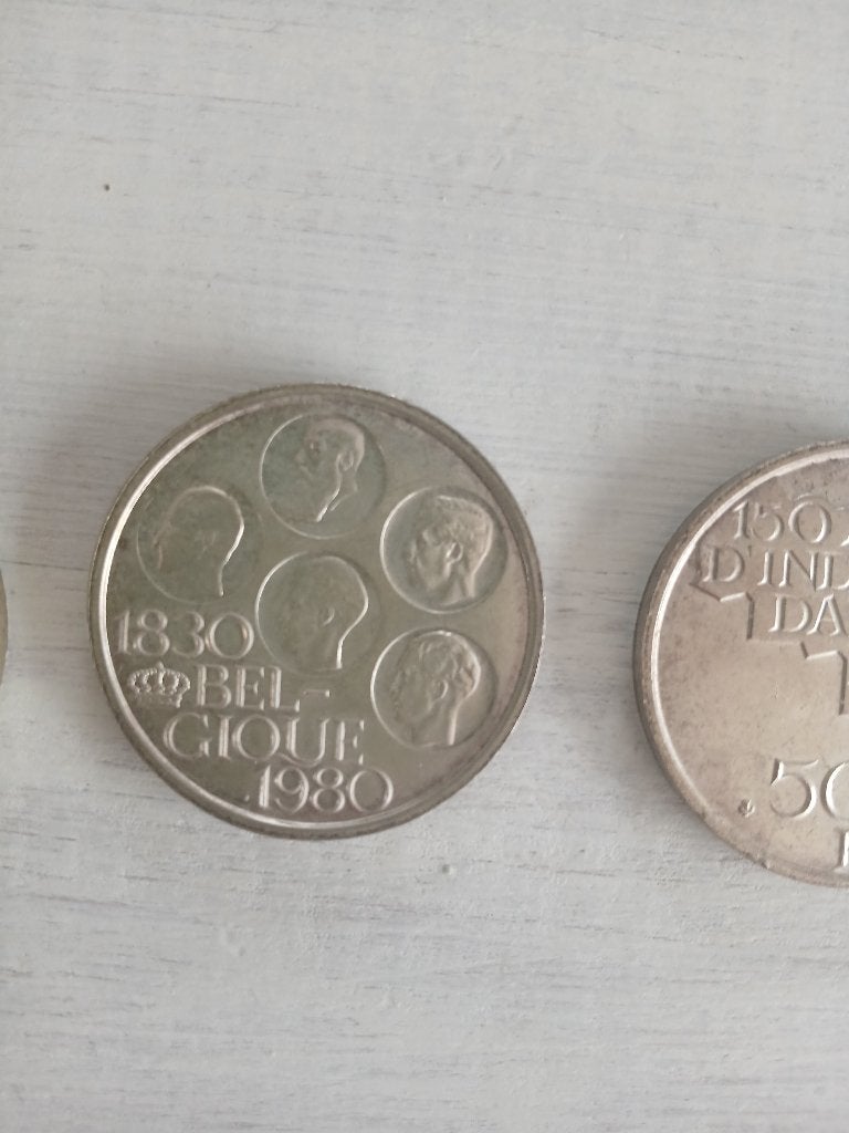 4 Pièces 150 ans indépendance de la Belgique, Enlèvement, Belgique, Autres valeurs, Série