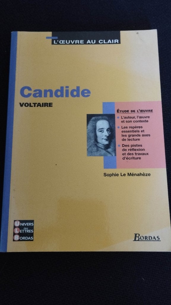 Candide (de Voltaire) L'oeuvre au clair - Bordas, Boeken, Literatuur, Zo goed als nieuw, Europa overig, Ophalen of Verzenden