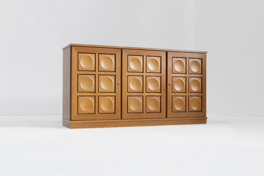 Vintage Brutalist Sideboard 1970s Gerhard Bartels, Antiek en Kunst, Ophalen of Verzenden