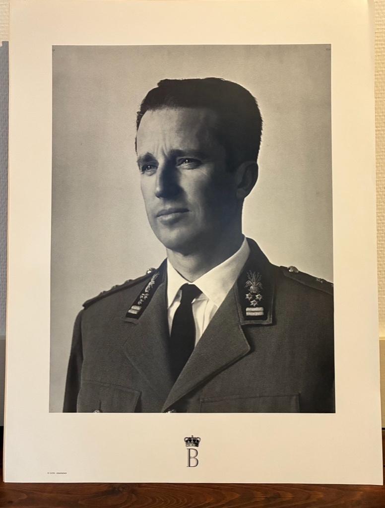 Officieel Portret van Koning Boudewijn., Verzamelen, Ophalen of Verzenden, Nieuw, Kaart, Foto of Prent