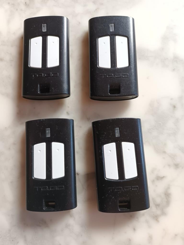 4 Beninca-To.Go poort afstandsbedieningen