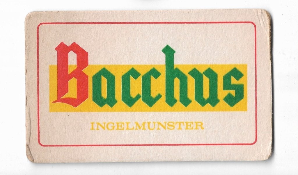 sous-bock Bacchus, Collections, Marques de bière, Enlèvement ou Envoi, Comme neuf, Sous-bock