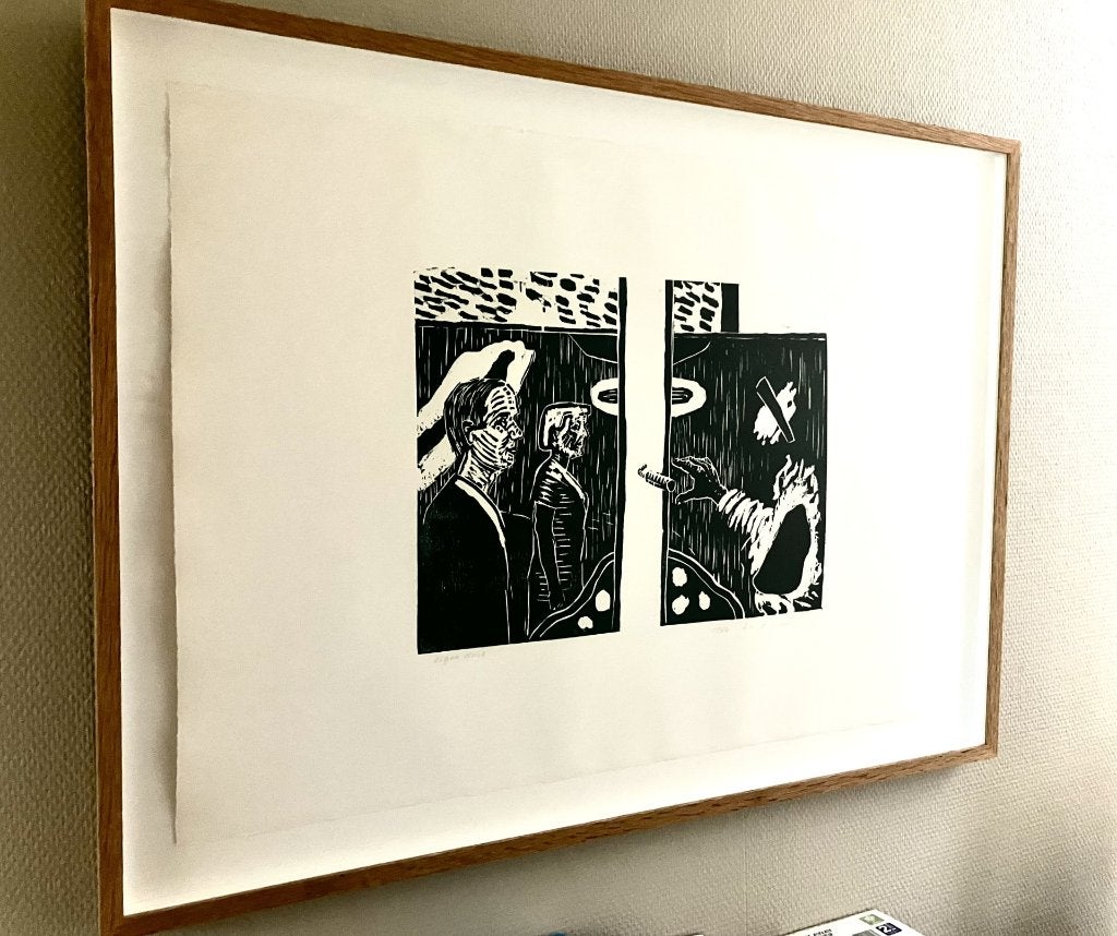 Zeefdruk RAVEEL - HC - Eigen druk, 90 cm, 65 cm, Signé, Enlèvement