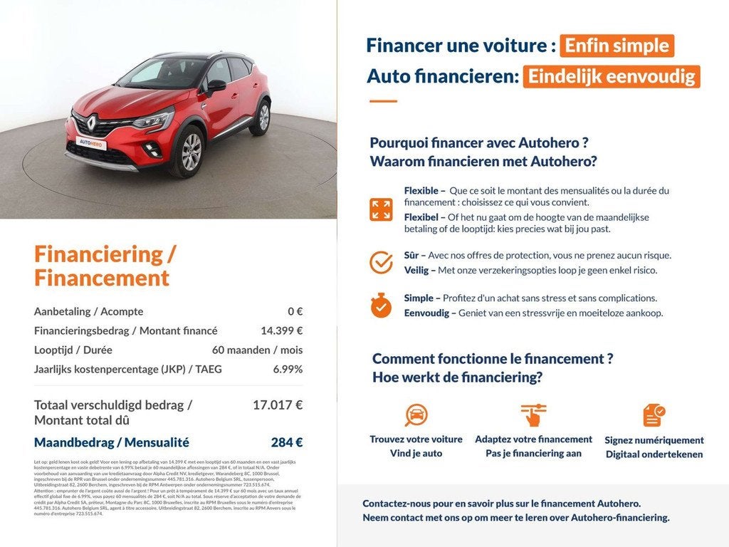 Renault Captur 1.0 TCe Zen (bj 2022), Voorwielaandrijving, Stof, Gebruikt, 91 pk