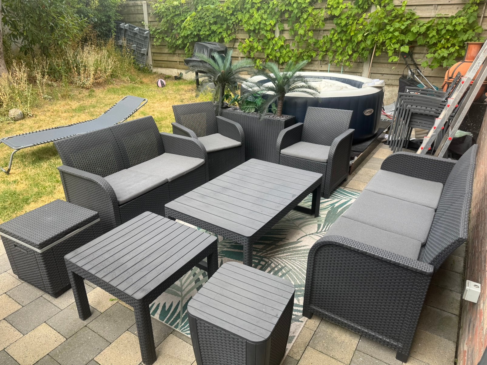 Ensemble de jardin, Jardin & Terrasse, Ensembles de jardin, Comme neuf, Enlèvement