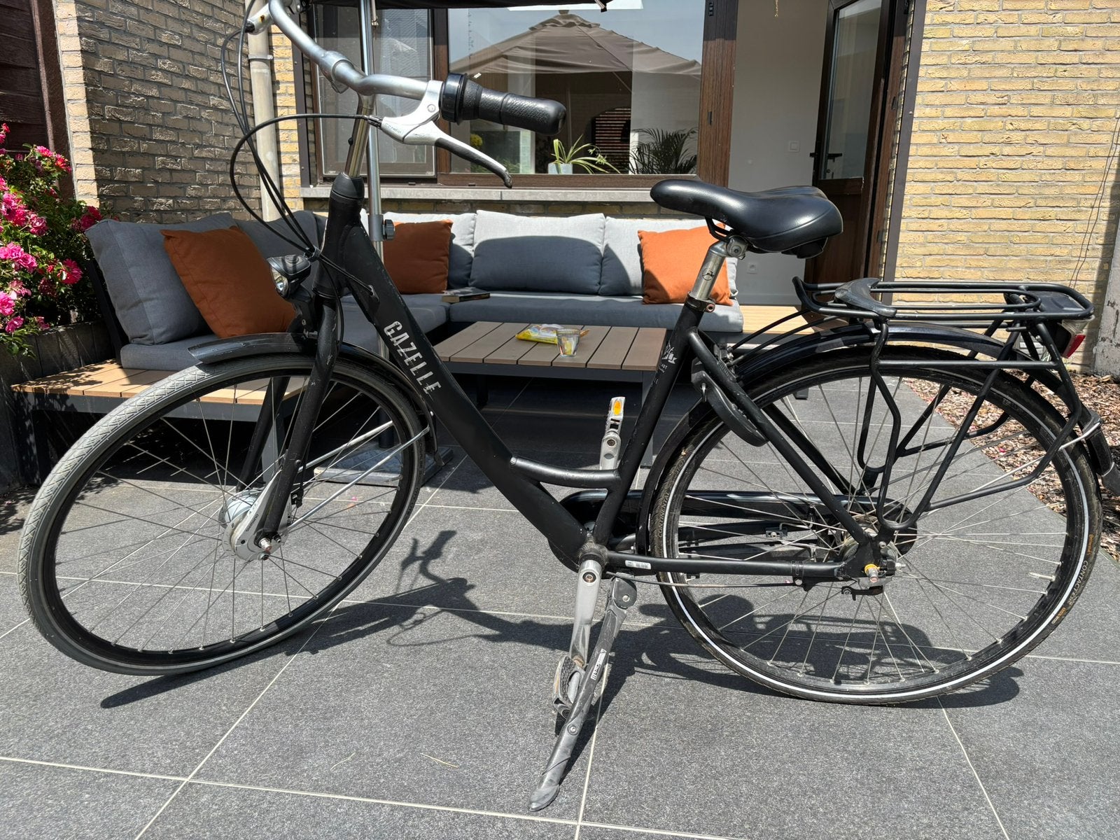 Damesfiets gazelle, Enlèvement, Utilisé, Gazelle, Accès (extra) bas