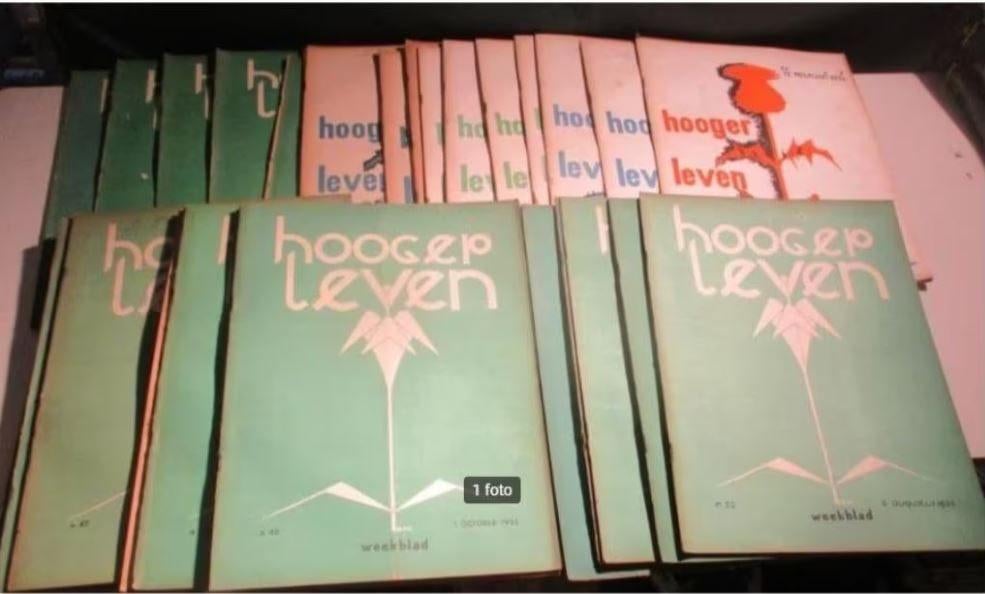 Grote Partij Oude Tijdschriften - Hooger Leven - 1933, Verzamelen, Tijdschriften, Kranten en Knipsels, Ophalen of Verzenden, 1920 tot 1940