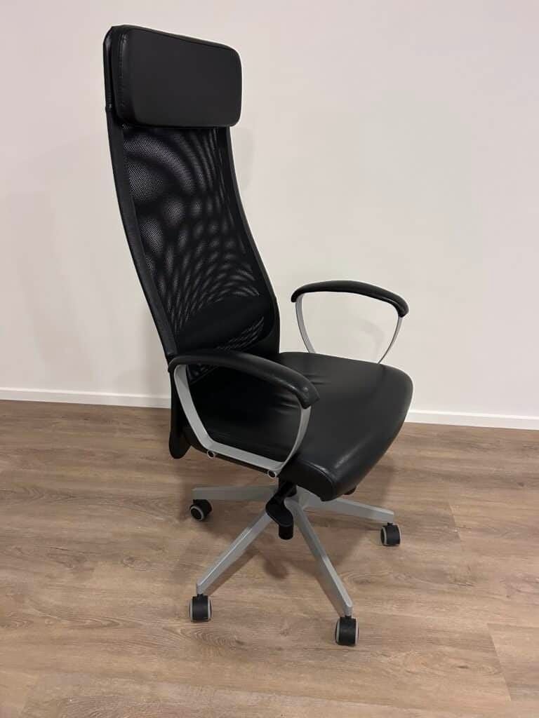 IKEA MARKUS Ergonomische Bureaustoel, Ophalen, Zwart, Zo goed als nieuw, Bureaustoel