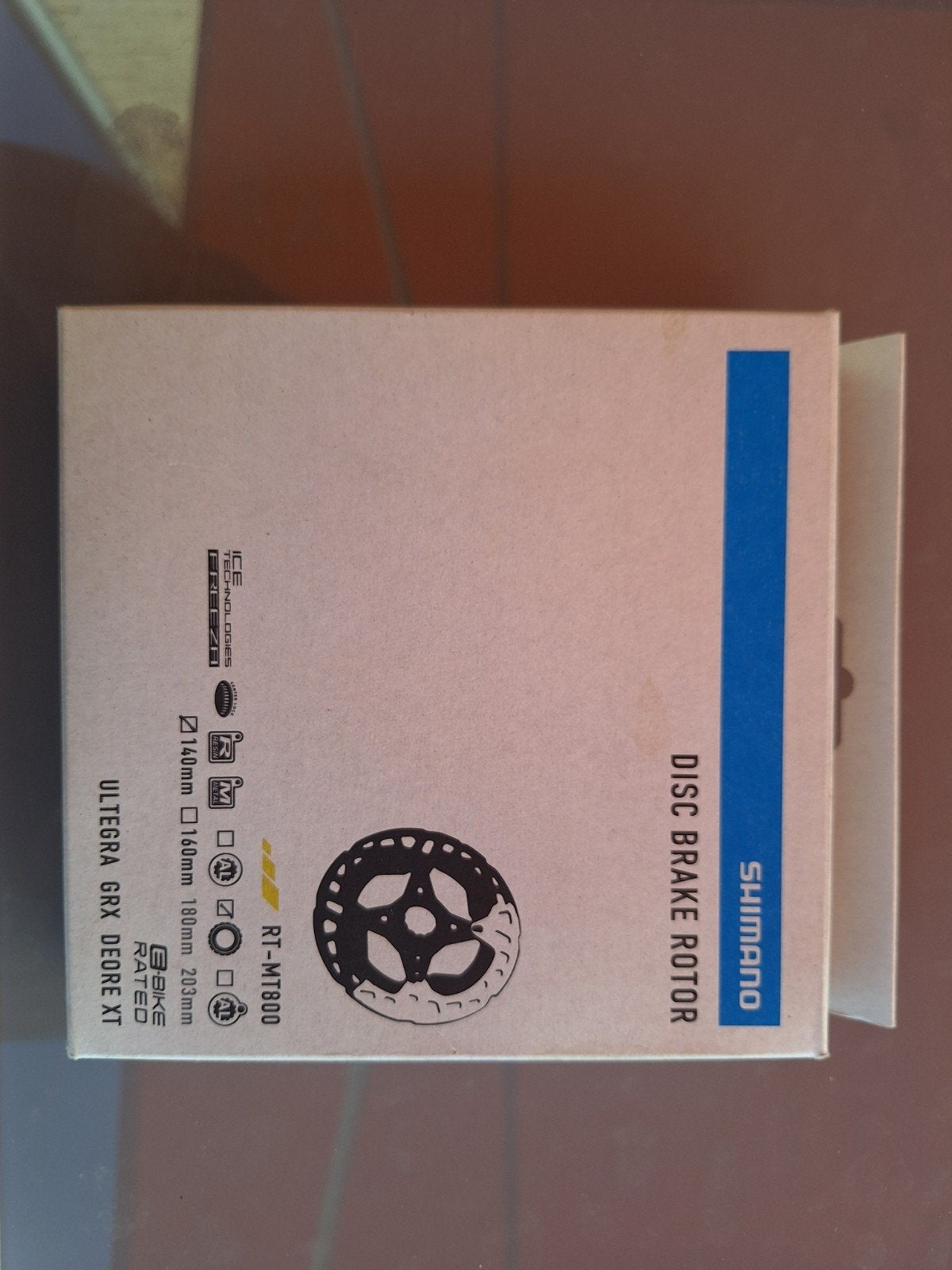 Shimano remschijf RT-MT800 (140mm), Ophalen
