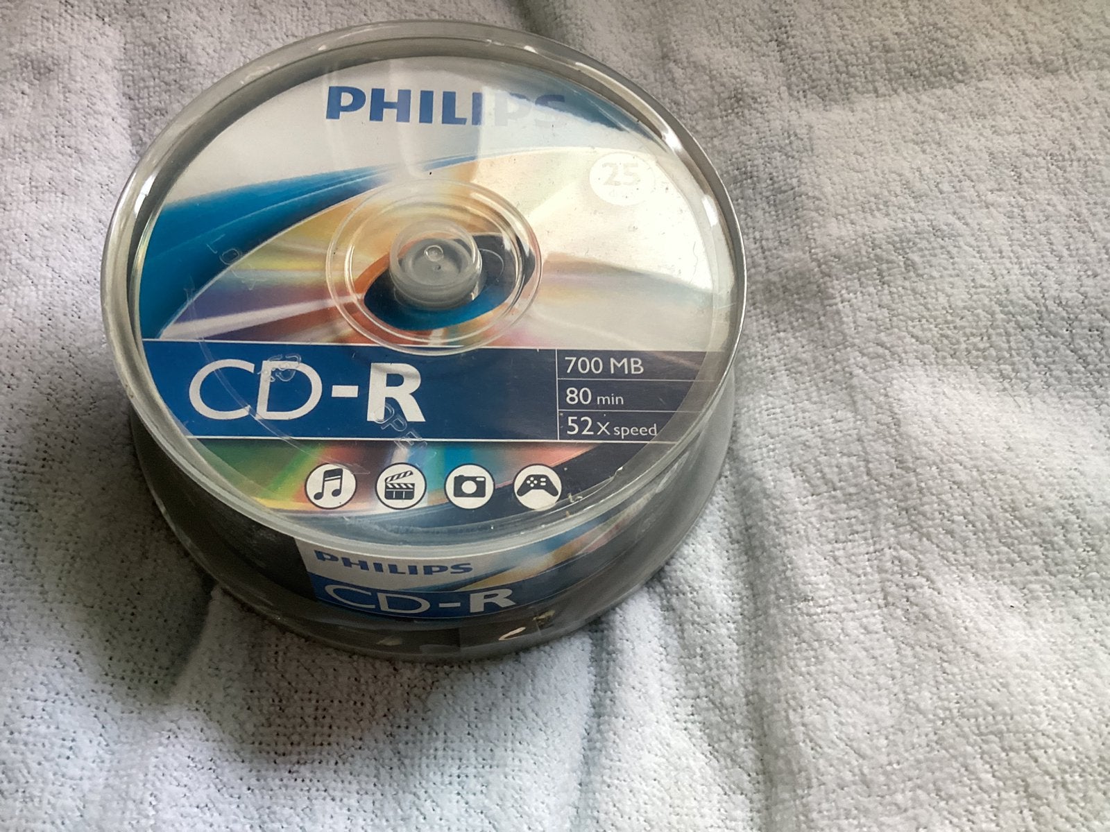 Le boîte de 25 cd - R vierge Philips, Enlèvement, Neuf, Cd