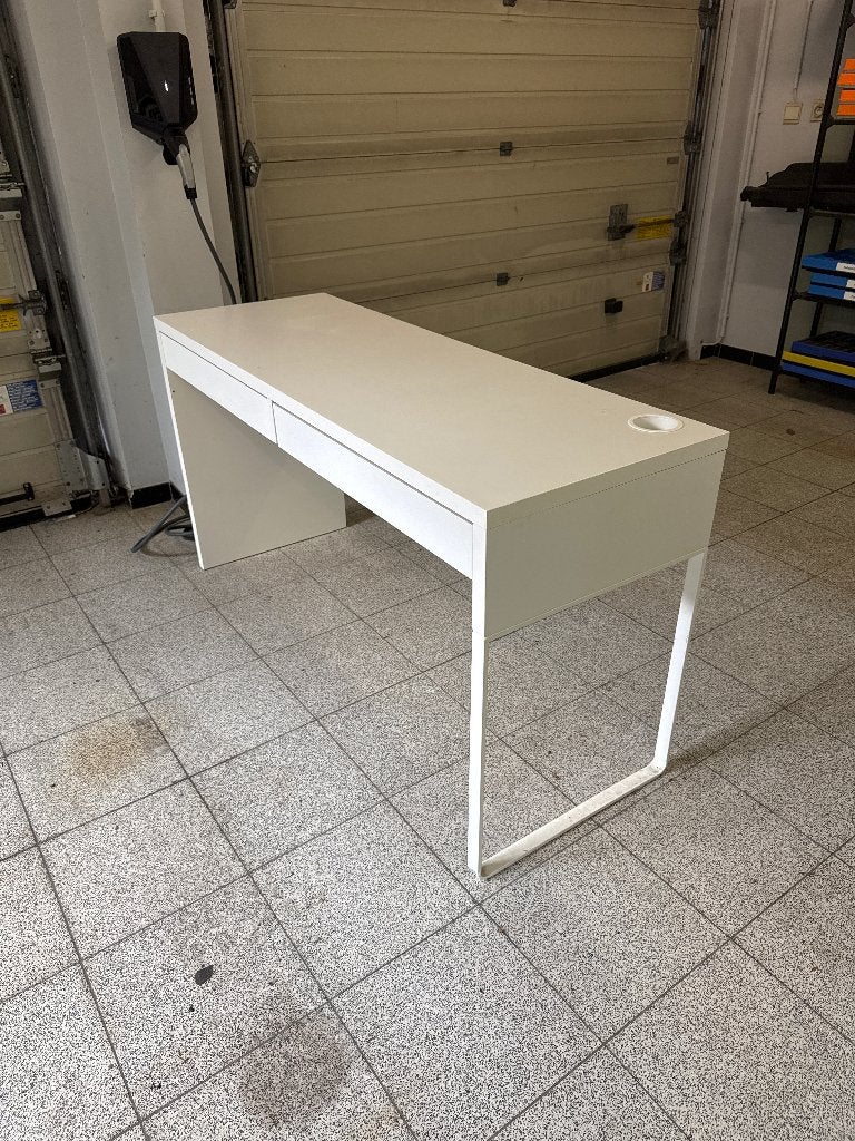 Bureau Micke Ikea wit, Maison & Meubles, Bureaux, Autres types, 50 cm, Autres matériaux, 142 cm