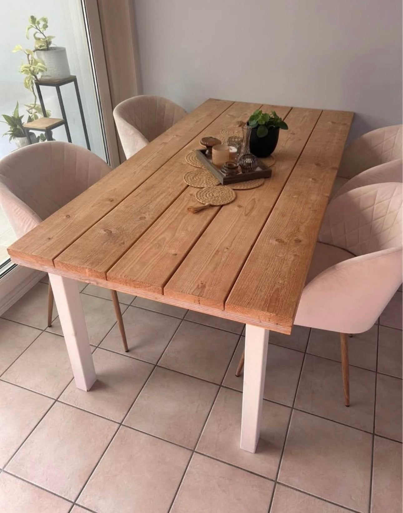 Eettafel + salontafel, Ophalen, Zo goed als nieuw
