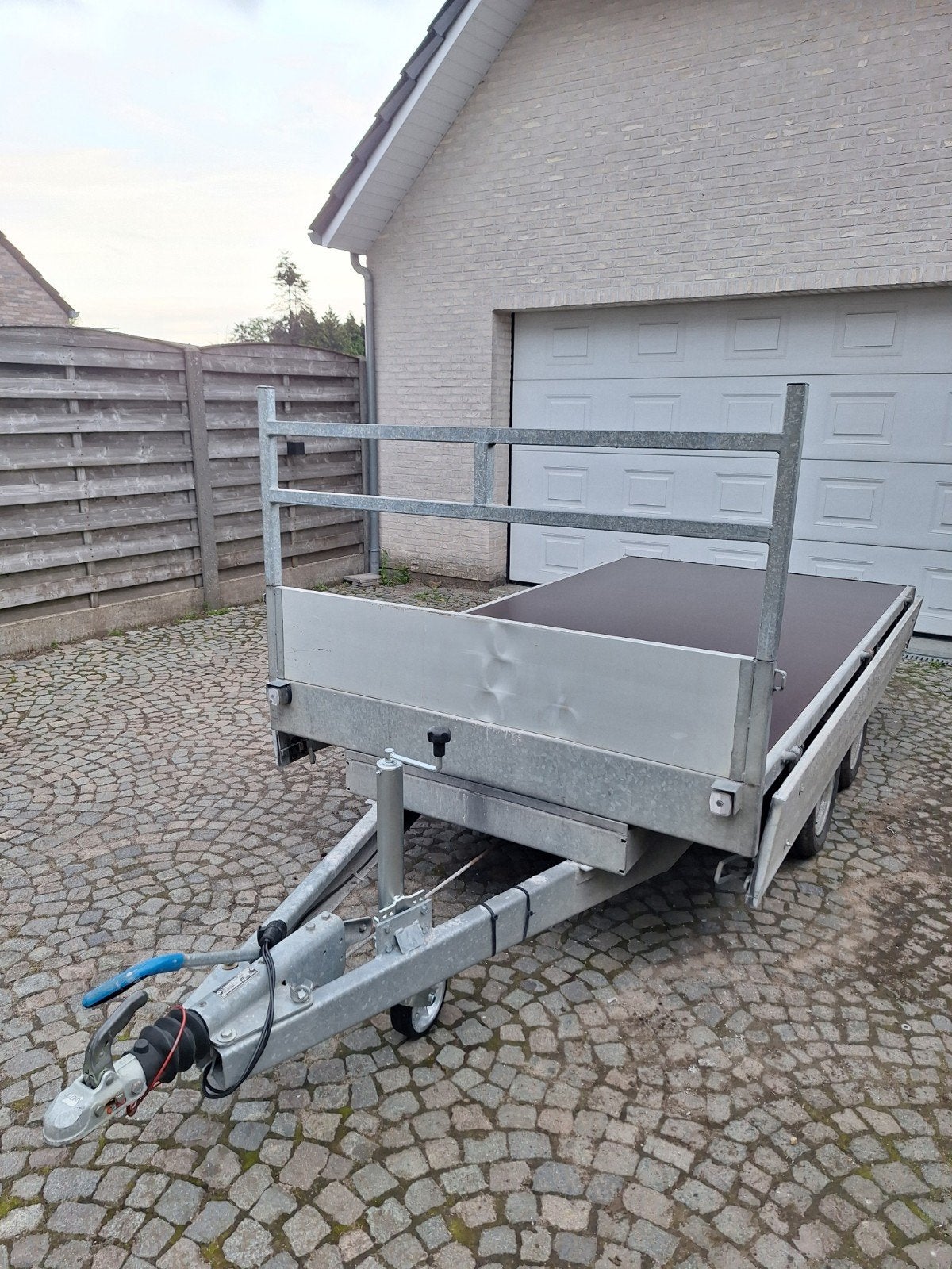Aanhangwagen 2.7 ton merk vlamic elektrische kipper, Enlèvement, Utilisé