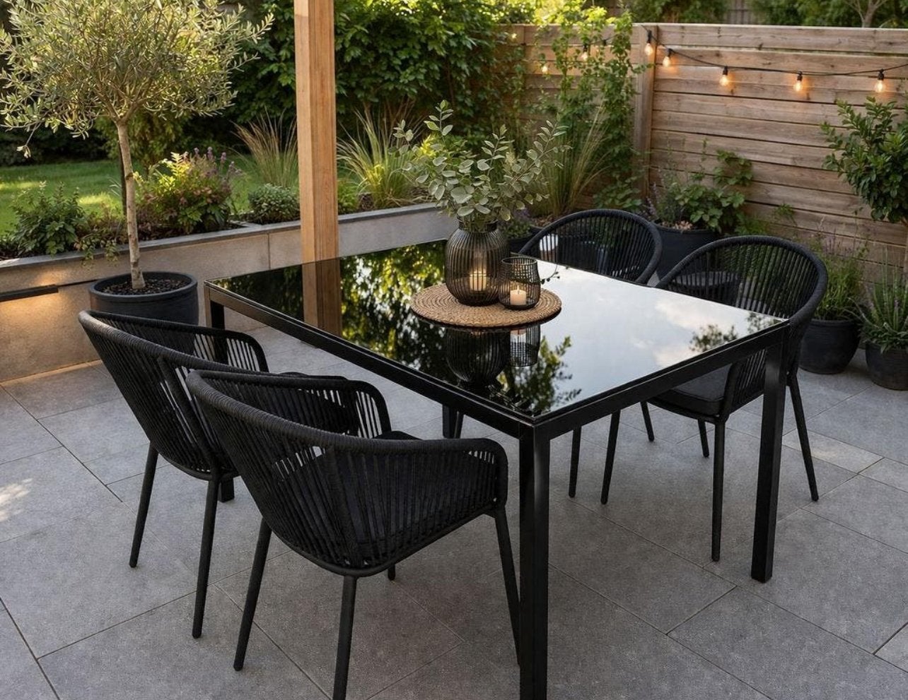 Tuintafels met beschermhoes, Tuin en Terras, Ophalen, Zo goed als nieuw