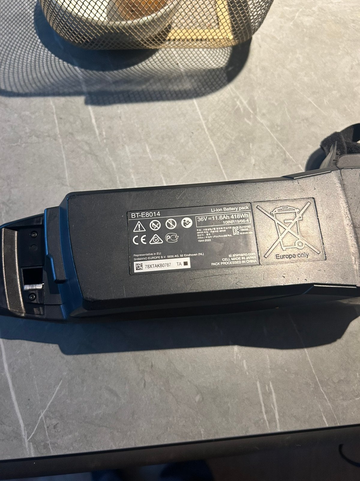 Fietsbatterij Shimano BT-E8014, Fietsen en Brommers, Gebruikt