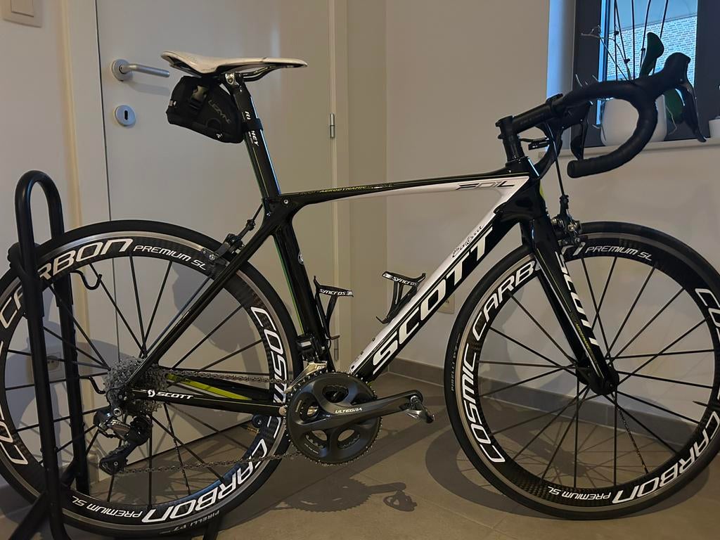 Koersfiets Scott contessa maat S, Ophalen, Zo goed als nieuw, Carbon