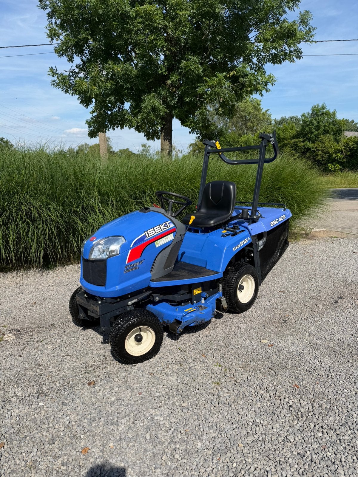 Iseki SXG216+ zitmaaier, Enlèvement, Comme neuf