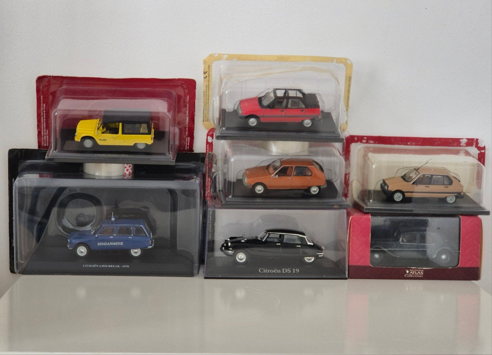 Lot 7 Citroën 1/43 auto's, Ophalen of Verzenden