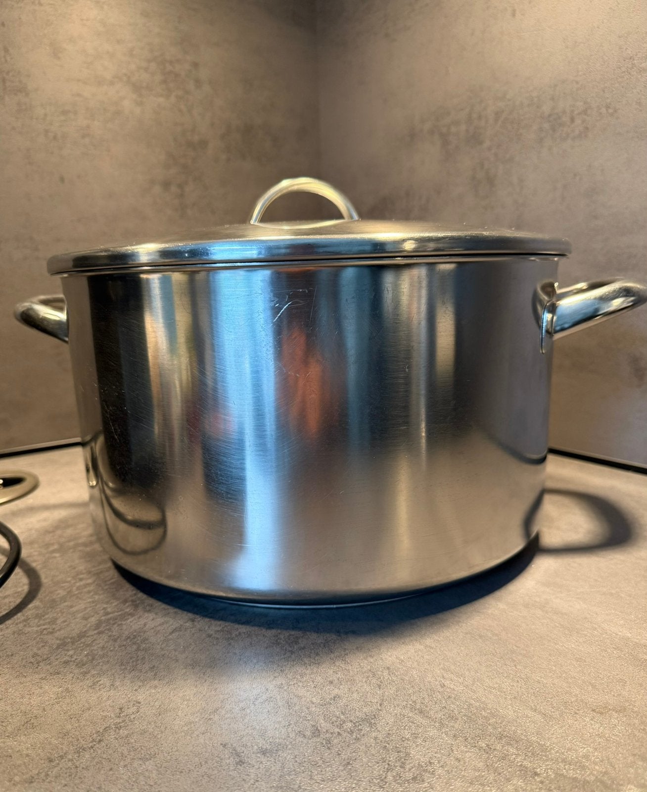 Demeyere kookpot 30cm/  silvinox 18/10, Ophalen, Zo goed als nieuw, Demeyere
