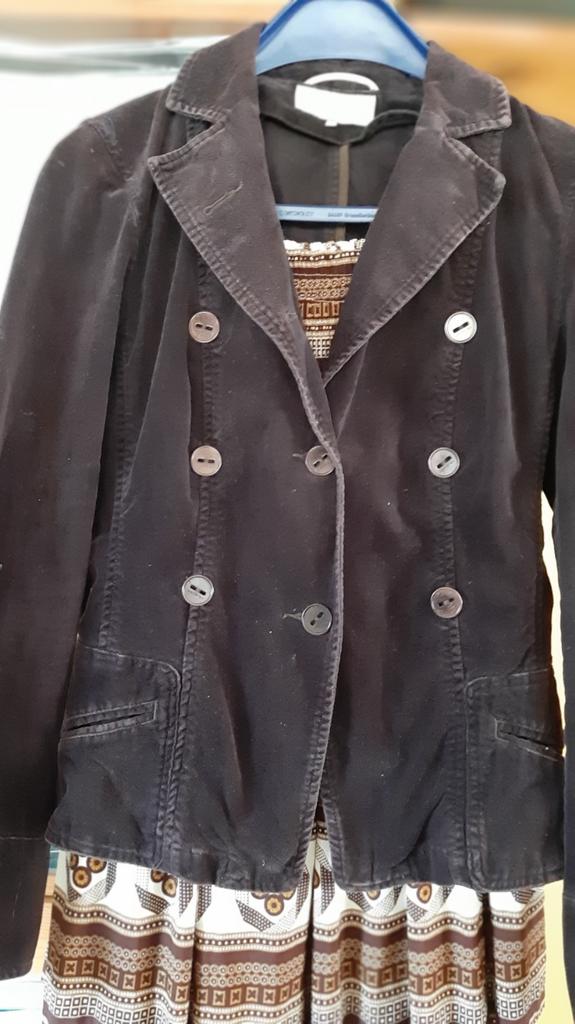 Bruin fleecefluweel vestje Xandres S perfecte staat, Kleding | Dames, Jasjes, Kostuums en Pakken, Maat 38/40 (M), Bruin, Ophalen of Verzenden