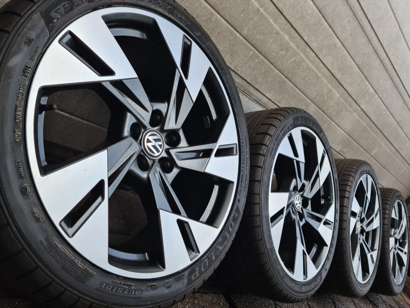 Set als nieuwe 20 inch Volkswagen VW Pheaton velgen banden, Pneus et Jantes, Véhicule de tourisme, -, Utilisé
