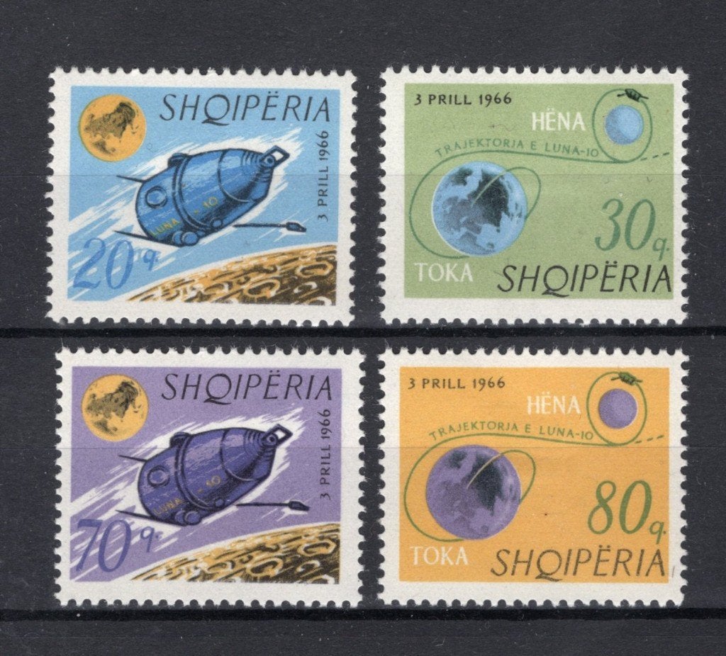 ALBANIE Yt. 891/894 MH 1966, Envoi, Autres pays, Non oblitéré