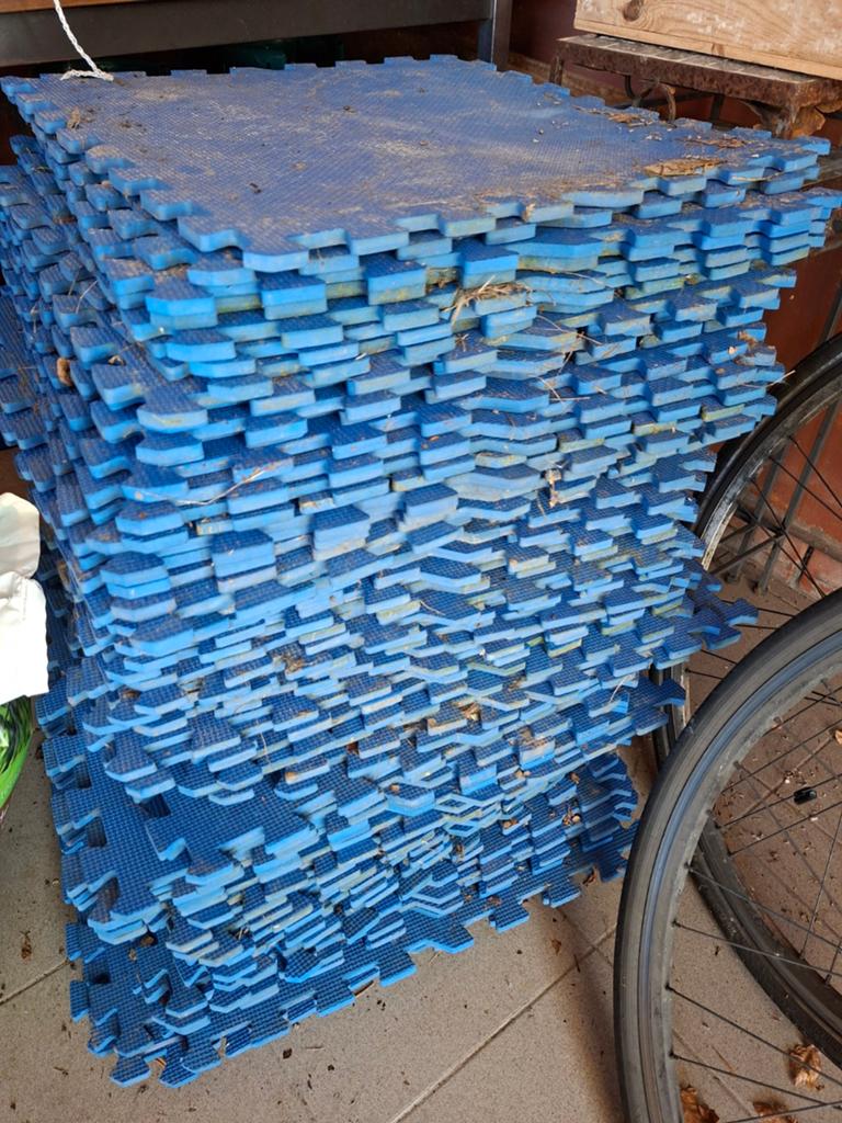 Zwembadtegels 60 tal - blauw, Tuin en Terras, Gaas en Draad, Ophalen