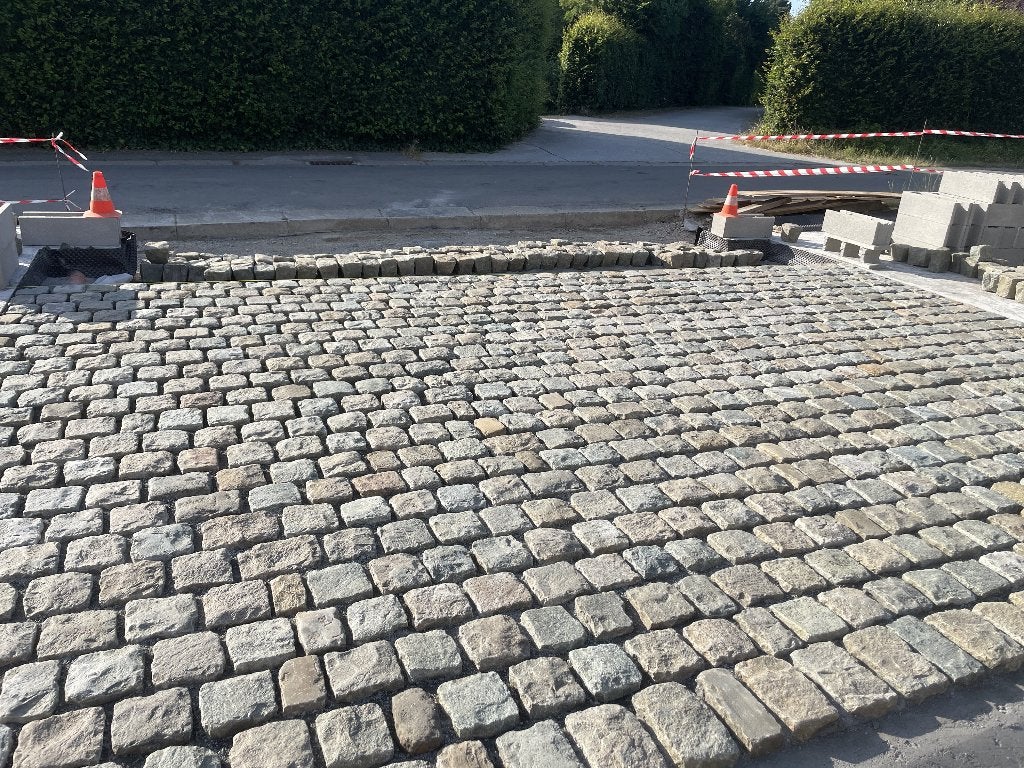 Pavés en porphyre, Jardin & Terrasse, Neuf, Autres types, Moins de 5 m², Enlèvement