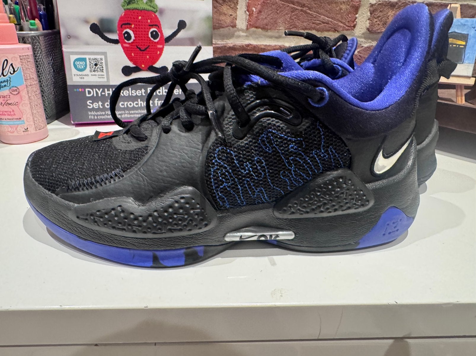 Chaussures basket Nike PG 5 Black Ops Paul George-taille37,5, Enlèvement, Comme neuf, Nike