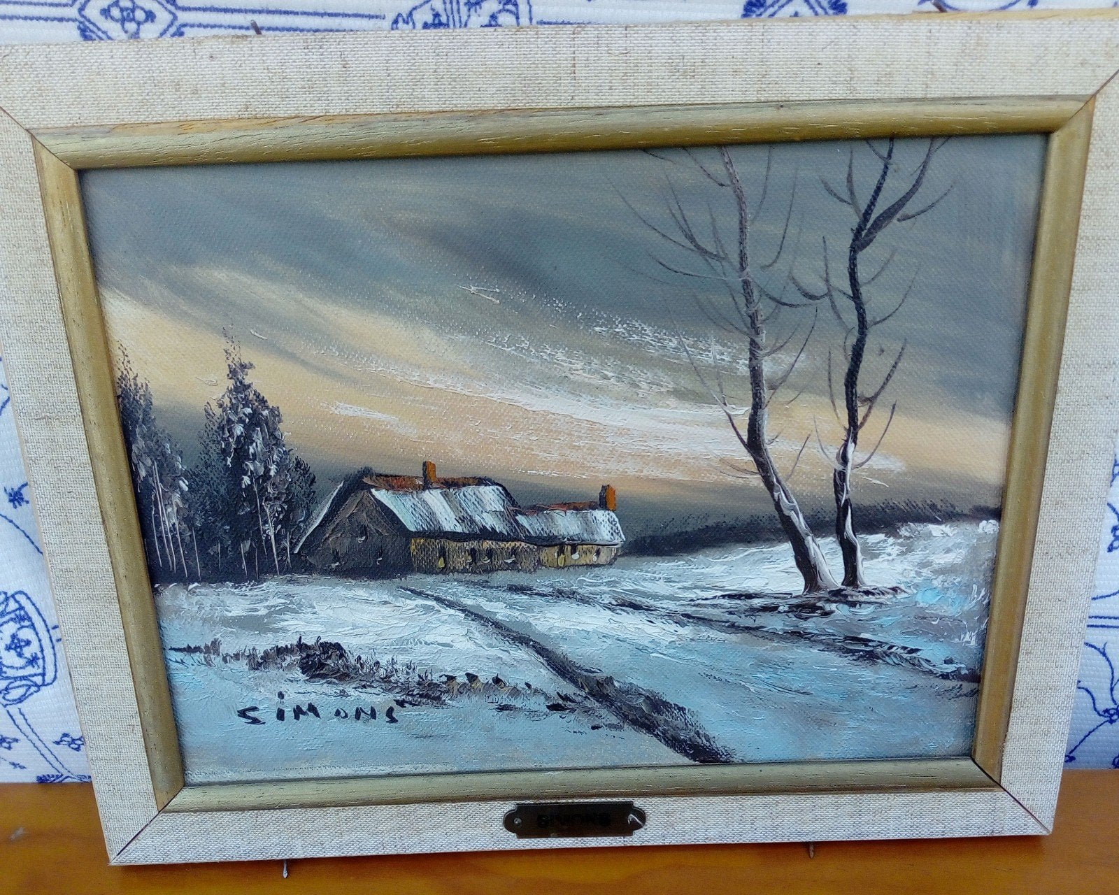 Winterlandschap 'Simons', Ophalen