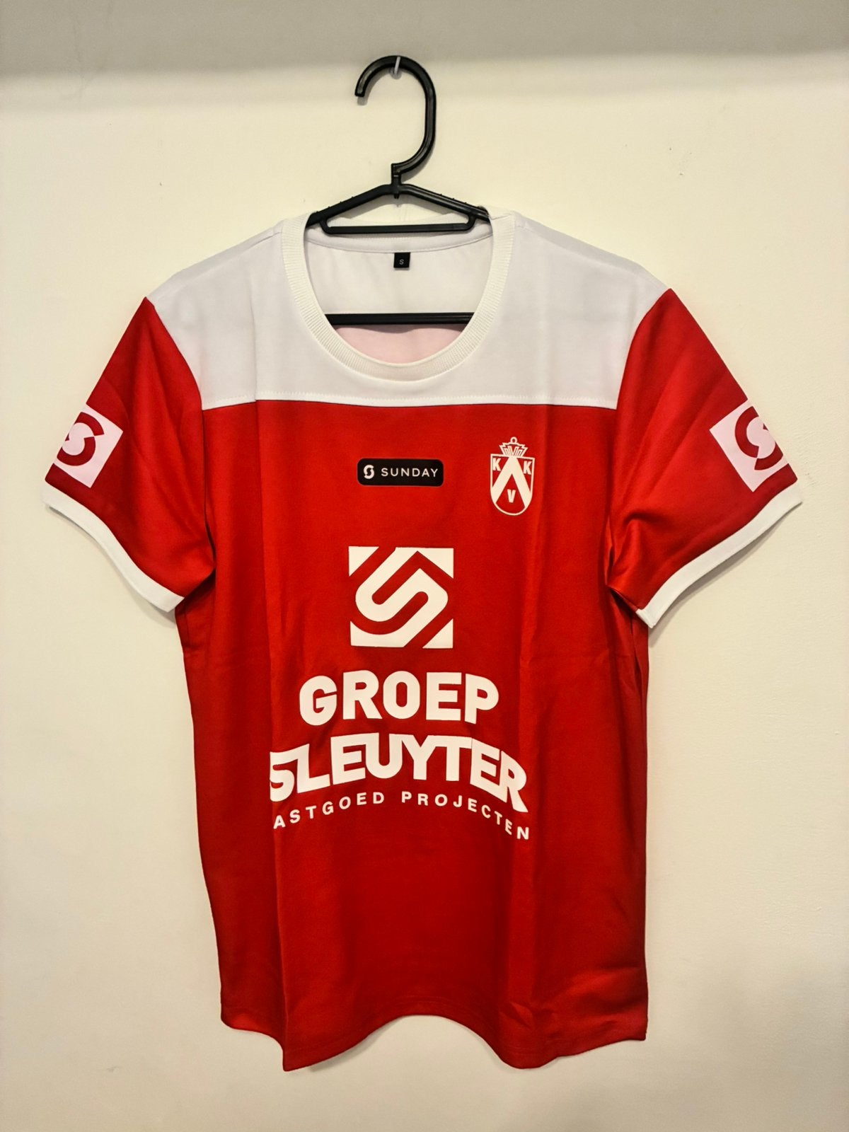 Maillot de compétition Kv Kortrijk Retro taille S (2008), Taille S, Enlèvement ou Envoi, Comme neuf, Maillot