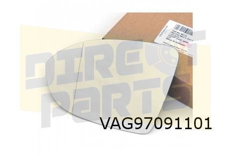 Volkswagen Golf VIII (2/20-) spiegelglas a-sferisch Links (v, -, -, Nieuw, -