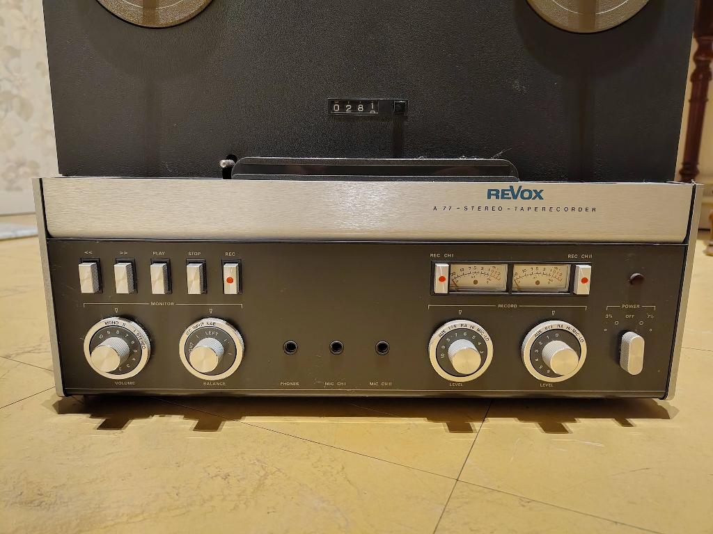 Revox A77 et B77, TV, Hi-fi & Vidéo, Enlèvement, Magnétophone