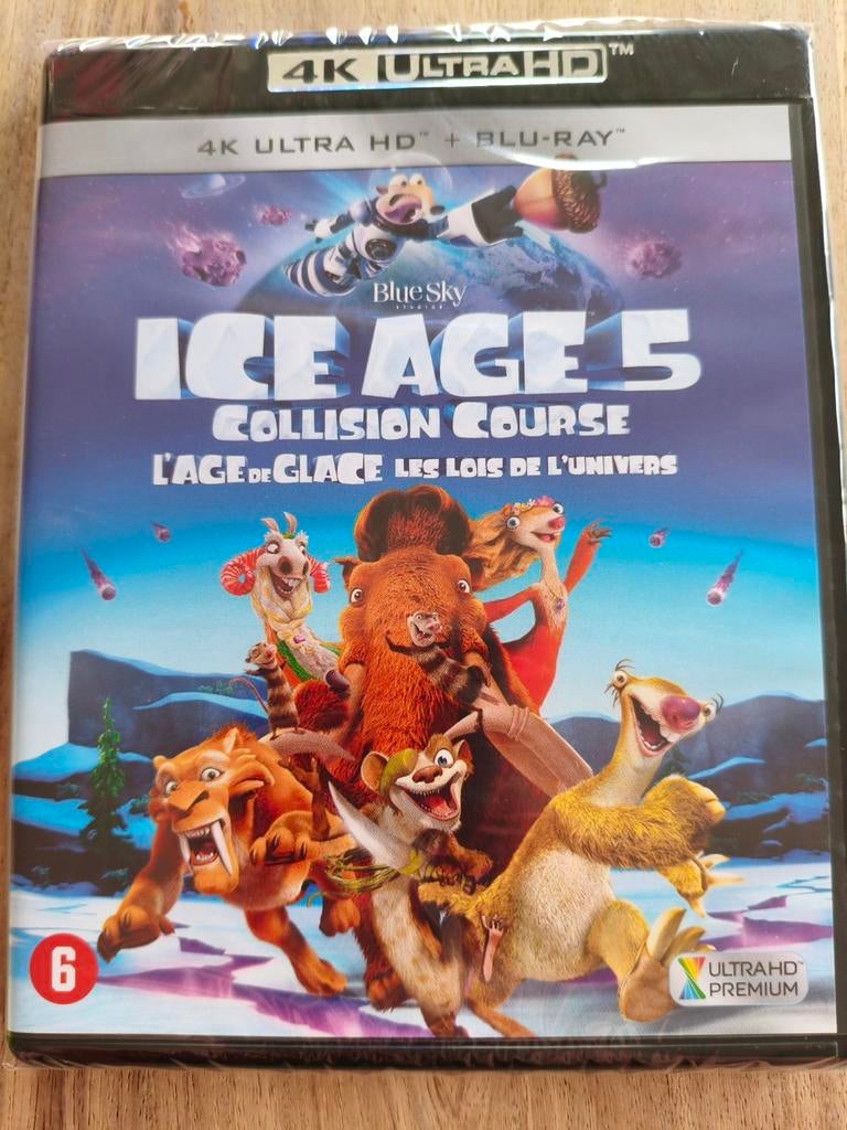 Blu ray 4k Ice age 5 Collision course, Ophalen of Verzenden, Nieuw in verpakking