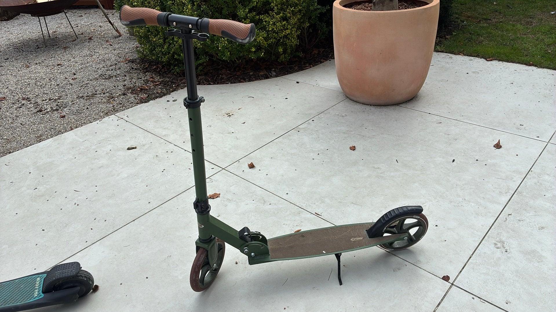 Groene step!, Fietsen en Brommers, Ophalen, Gebruikt, Gewone step