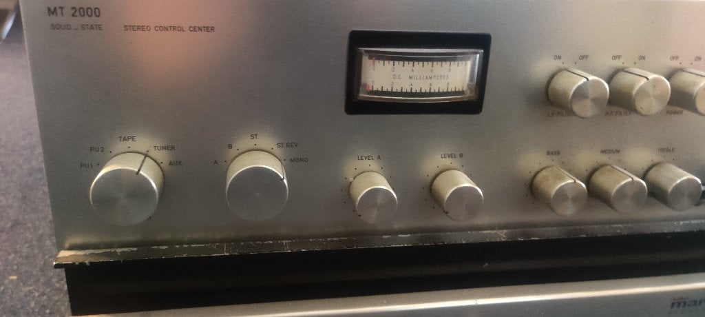 Marelco MT2000 & MX1000, TV, Hi-fi & Vidéo, Amplificateurs & Ampli-syntoniseurs, Enlèvement
