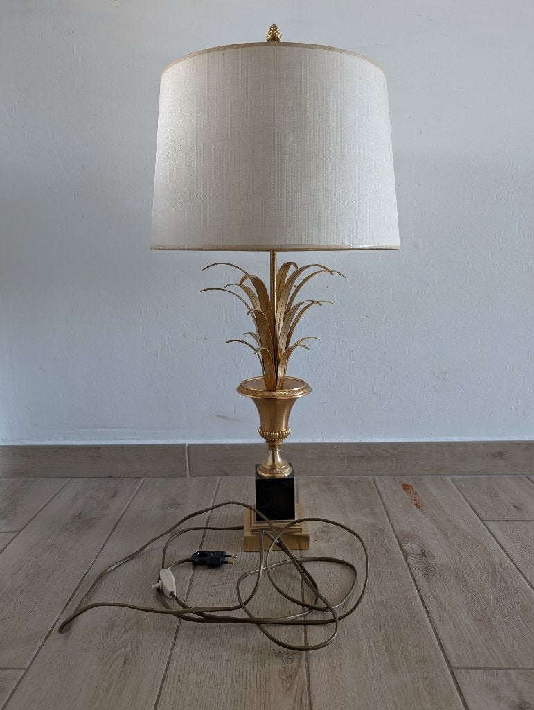 Lampe de table Ananas - Ancien Vintage antiquité brocante, Enlèvement, Utilisé